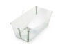 Vaschetta Stokke Flexy Bath + Riduttore Trasparente/Verde Promo