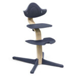 Sedia Stokke Nomi Faggio Naturale-Navy Blu