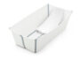 Vaschetta Stokke Flexy Bath XL + riduttore Bianca/Grigia