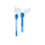 Cucchiaini Heart Sensitive & Cover Mam  Azzurri