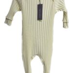 Tutina a coste Bamboom gialla