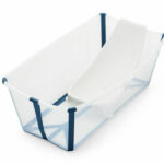 Vaschetta FlexyBath Stokke Trasparente/Blu + riduttore