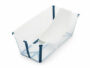 Vaschetta FlexyBath Stokke Trasparente/Blu + riduttore