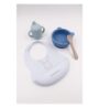 Set pappa Bamboom in silicone Azzurro