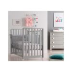 Lettino Glam Azzurra Design grigio con tessile Glammy Lava