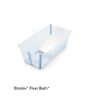 Vaschetta Stokke Flexy Bath + riduttore trasparente/azzurra