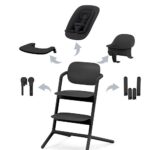 Seggiolone Cybex Lemo 4 in 1 Nero