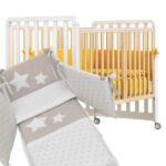 Glam 9 in 1 bianco/naturale + set tessile Luce Grigio