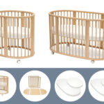 0115830 stokke sleepi v3 naturale bundle completo culla e lettino con materassi e lenzuola